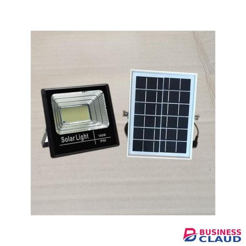 Zero Electricity Bill 100 Watts Auto OFF & ON Outdoor Garden, Pathway, Parking Lot Security Solar Flood Light