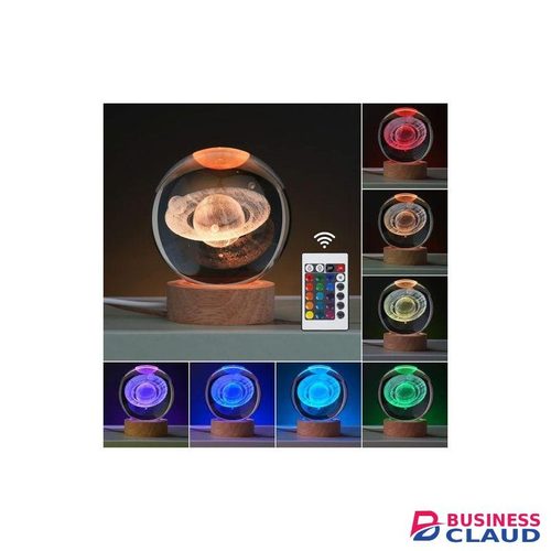 Mythco 3D Galaxy Crystal Ball Night Light With Colorful LED Light Romantic