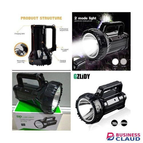 Dp Led Light Portable Rechargeable Search Light 75w