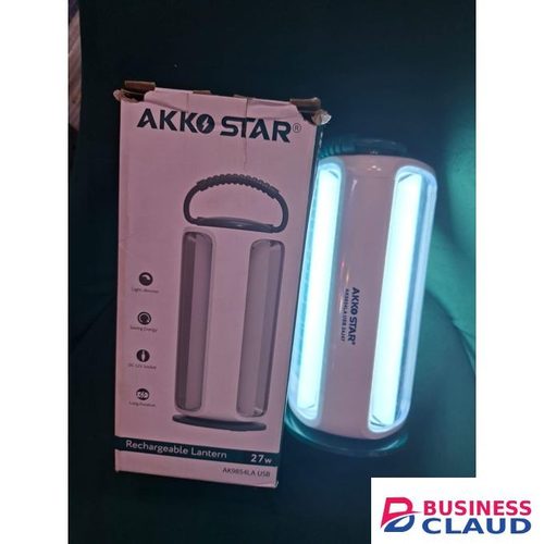 Akko Star AK9854LA USB Rechargeable Lantern 27W Emergency LED Light with Overcharge Protection