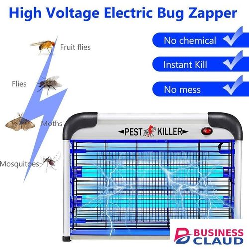 Dual Tube Electric Mosquito Zapper 20W UV Lamp Fly Trap Insect Killer for Home and Outdoor