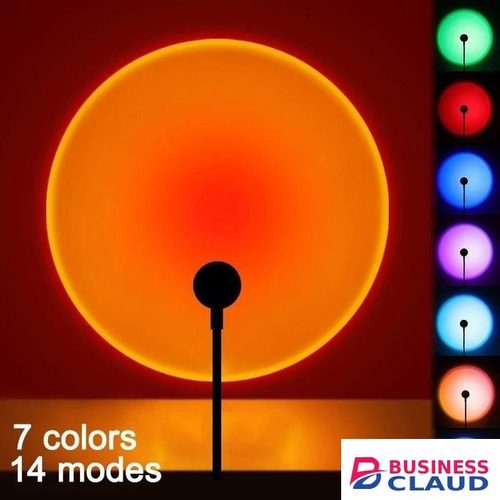 RGB Sunset Lamp Projection Sunlight Night Light Remote
