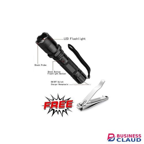 Electric Shock & Laser Pointer Powerful Torch + Free Nail Cutter