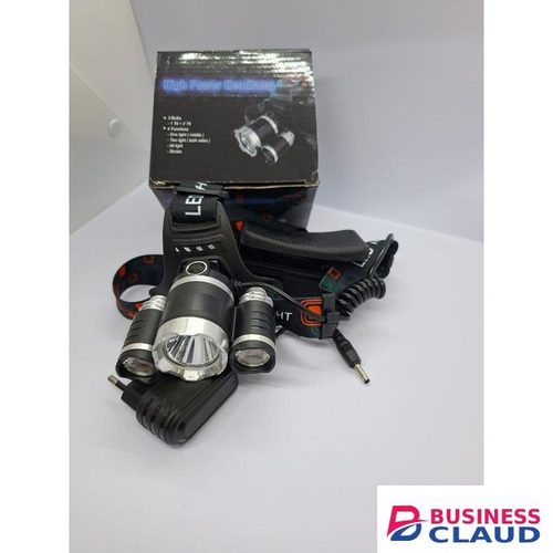 Ultra Bright LED Headlamp 3 T6 Bulbs Rechargeable 4000mAh Zoom Torch