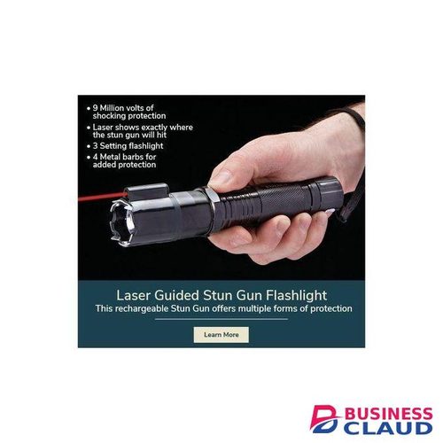 Defense Fire 3-in-1 Rechargeable Self-Defense Electric Shock Laser Pointer Torch
