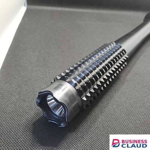3 in 1 Multifunctional Baton Torch Security Guard Self Defense Rungu Flashlight Metal Askari