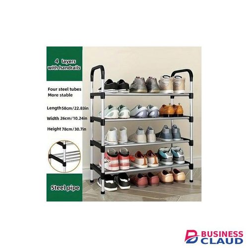4-Tier Multifunctional Freestanding Shoe Rack Collapsible Shoe Rack