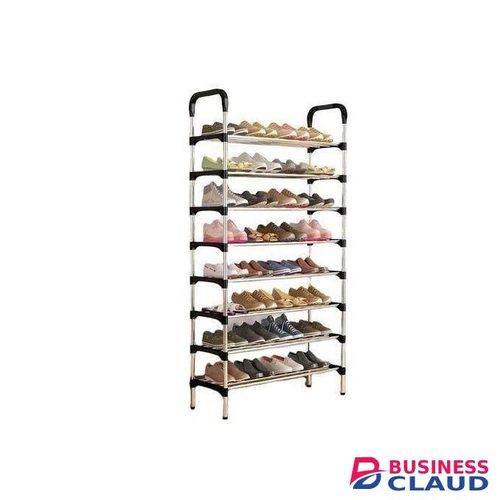 TC 8 Layers Portable Metallic Strong Durable Shoe Rack