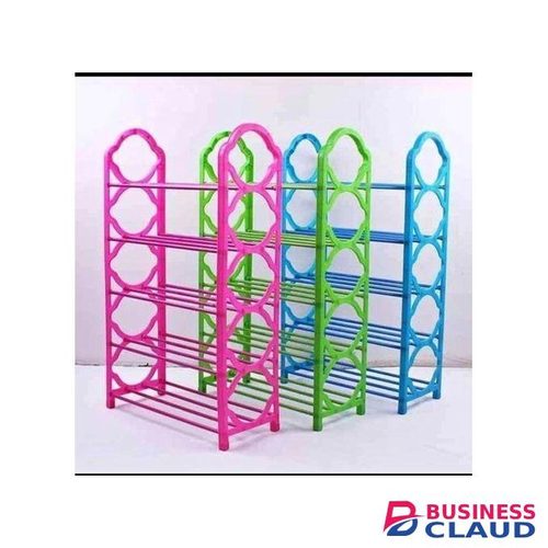 Portable Unique Shoe Rack - Green - 10 Pairs