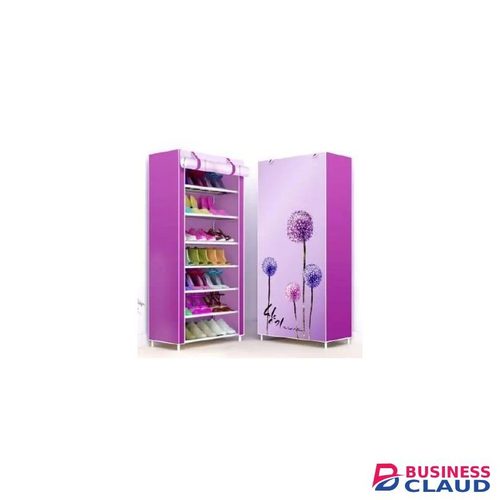 Single column shoerack 8 layer 58x30x125cm