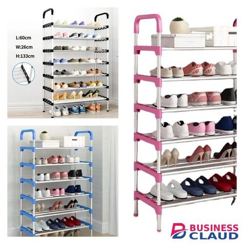 8 Tier Adjustable Shoe Rack Durable Space-Saving Organizer Storage Shelf Stand for Home Entryway Closet Easy Assembly Versatile Modern Design Strong and Long-Lasting