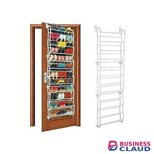 Over The Door Shoe Rack 36 Pairs- WHITE - Quality