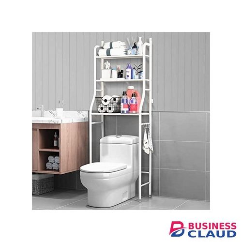 3 Tier over Toilet rack organizer with Tissue Holder