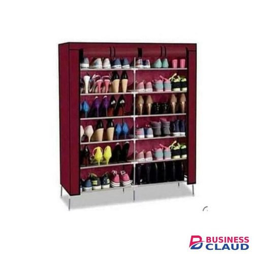 Nunix High quality 2 Column 36 Pairs Dustproof And Water Proof Shoe Rack/organizer