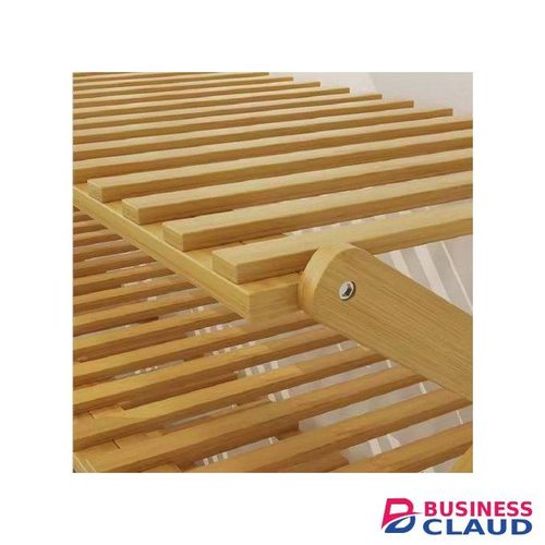 6-Tier Foldable Bamboo Shoe Rack - Portable Multi-Layer Shoe Organizer