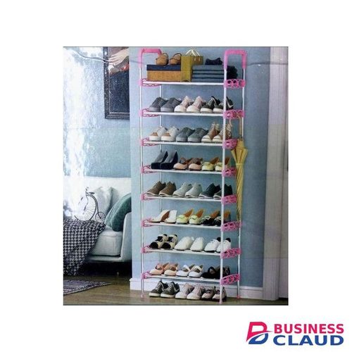 Shoe Rack Holding 21 Pairs - Pink