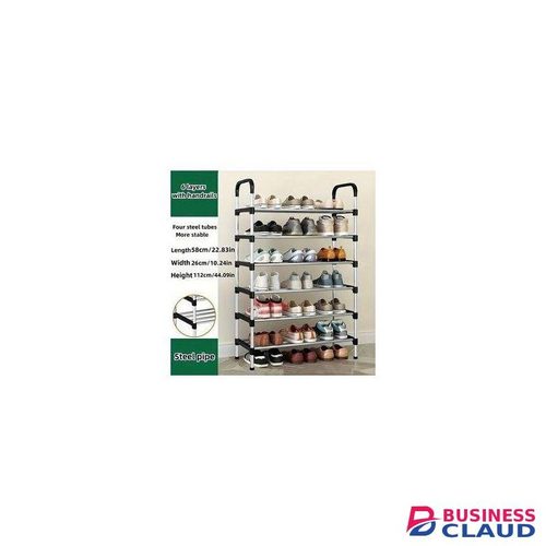 6 Layer Stainless Steel Executive Shoe Rack Organizer