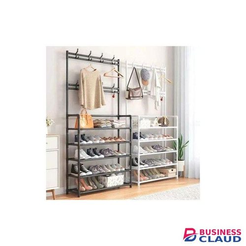 HOMMY All-In-1 Shoe Rack/Coat Rack/Cap Scarf Bag Cloths Hanger