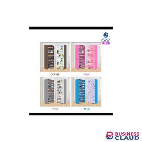 Nunix 10layers Shoe Rack With Cover