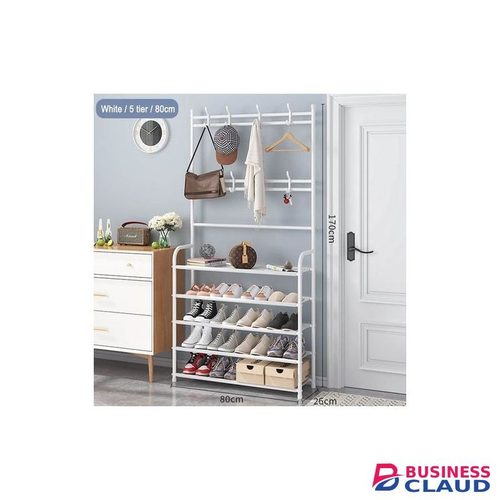 Tier Shoe Rack Organizer + Hat Racks With 8 Hooks