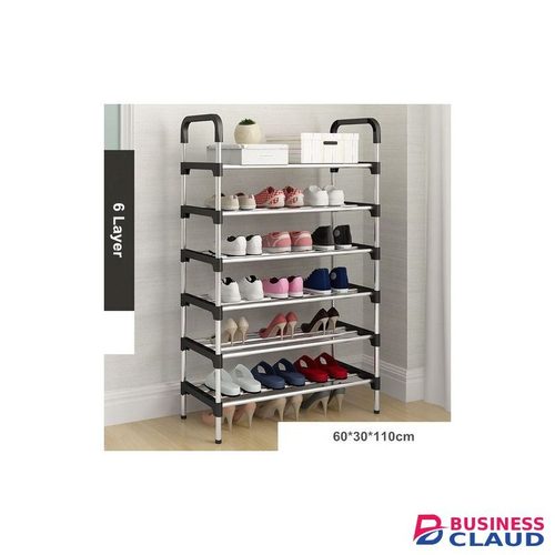 Portable Uniqu Shoe Rack- 6 Tier