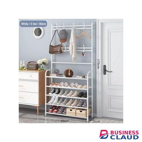 TC All-In-1 5 Layer Shoe Rack/Coat Rack/Cap Hanger