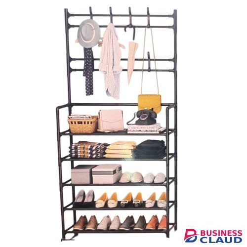 Nunix 5 Tier Cloth Shoe Rack Organiser