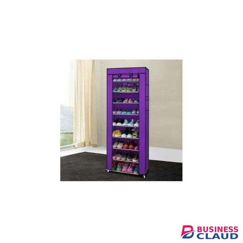 Share this product SINGLE 10 LAYER SHOE RACK Purple
