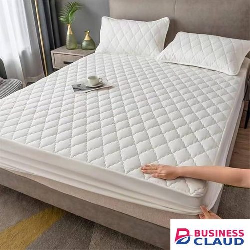 Waterproof Mattress Cover Queen Mattress Protector Noiseless Bed Protector Breathable bed sheet 3D Air Fabric Bed Cover Mattress Pad Cover Washable ( Color : White, Size : 5x6