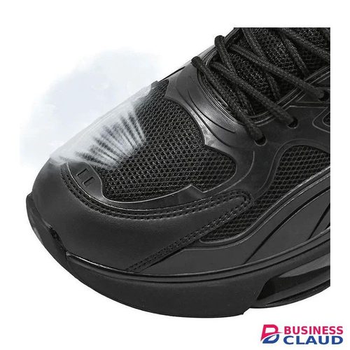Men's Comfortable Sneakers Outdoor Casual Shoes/Breathable mesh running shoes - black