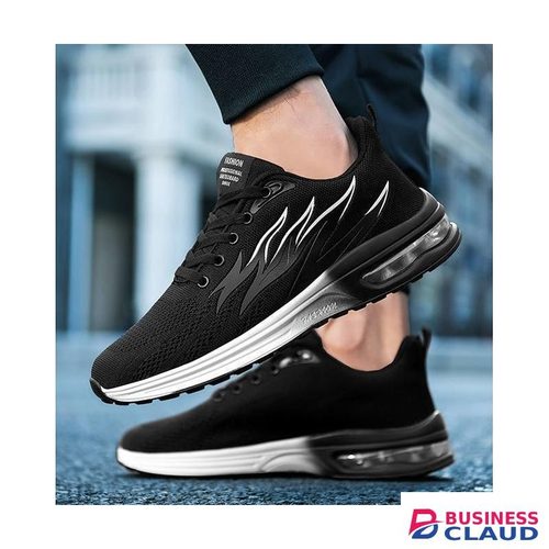 BLWOENS Men's Sneakers Casual Shoes Comfortable Sneakers Classic Lace-up Air cushion sports shoes - Black