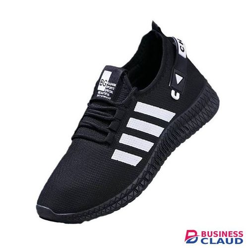Men Sneakers Casual Fashion Running Shoes-Black