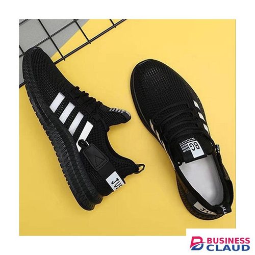 Men Sneakers Casual Fashion Running Shoes-Black
