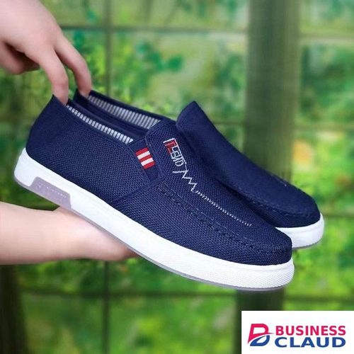 Men'S Men Casual Sneakers – Lightweight Canvas Shoes Blue in 1-ladies-beauty-stud-earring-set-zz