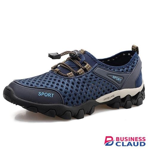 GALUIN Men Casual Sneakers Breathable Sport Running Shoes-Blue