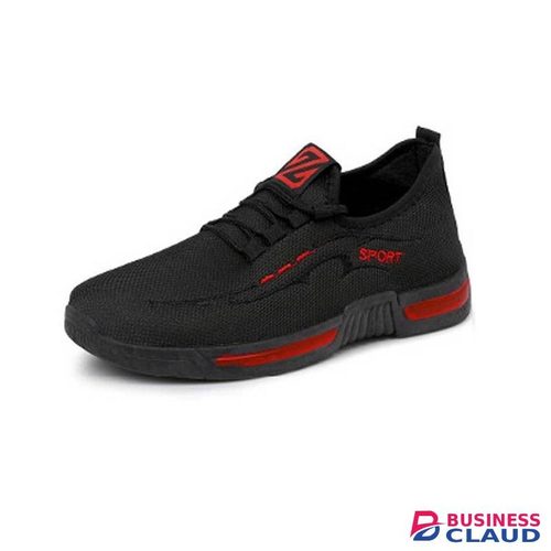Men's Sneakers Breathable Sports Shoes Fashion Sneakers-Black in 1