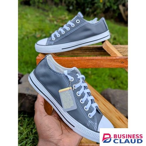 Canvas Leather Version Grey Unisex