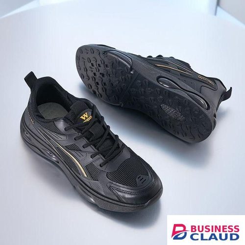Men Sneakers Low Cut Mesh Breathable Sport Shoes - Black in 1-quality-watch-leather-wallet-leather-belt-key-holder-perfume-and-pen-brown