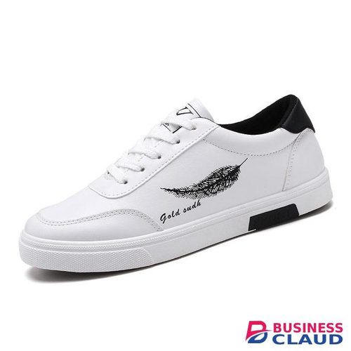 Men's Sneakers Sports Breathable Running Shoes - White