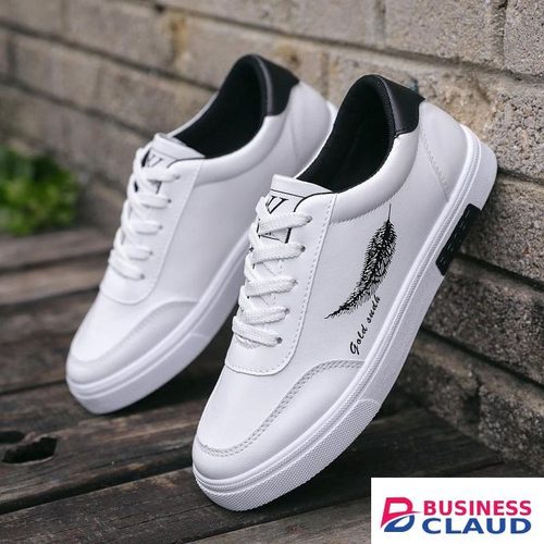 Men's Sneakers Sports Breathable Running Shoes - White
