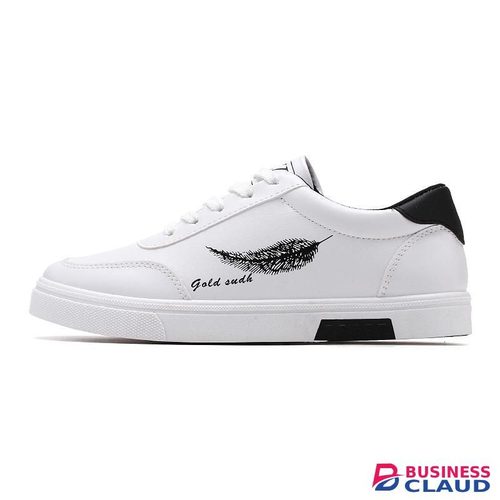 Men's Sneakers Sports Breathable Running Shoes - White