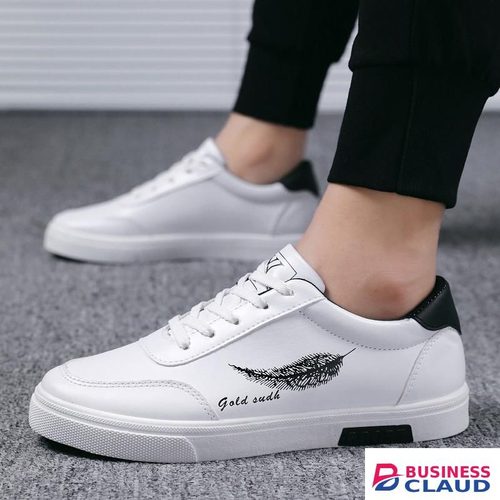 Men's Sneakers Sports Breathable Running Shoes - White