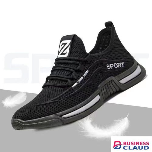 Men's Sneakers Lightweight Running Sneakers-Black