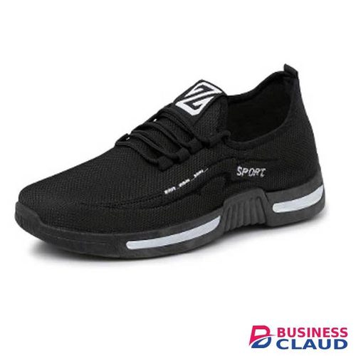 Men's Sneakers Lightweight Running Sneakers-Black