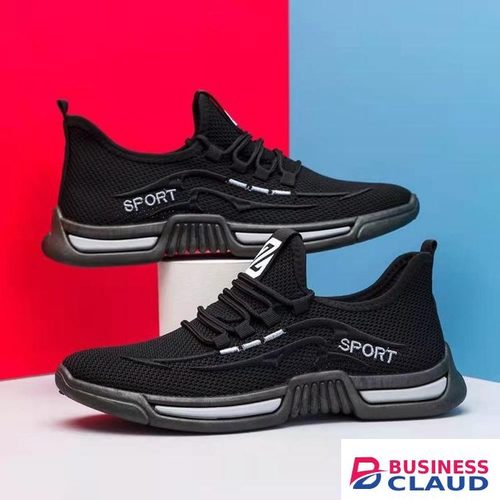 Men's Sneakers Lightweight Running Sneakers-Black