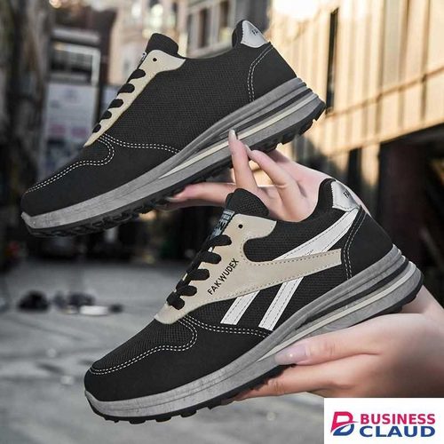 Top KANGERDUN Casual and sport running shoes, low-top canvas sneakers-Black in 1-quality-watch-leather-wallet-leather-belt-key-holder-perfume-and-pen-brown