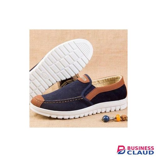 Mens Slipon Sports Shoes Loafers Canvas Casual Classic Running Sneaker Blue in 1-ladies-beauty-stud-earring-set-zz