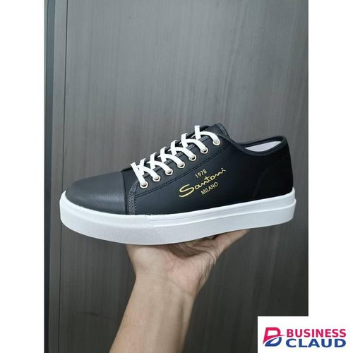 Santoni Inspired Men’s Sneakers (Black with White Sole & Gold Detailing) in 1-ladies-beauty-stud-earring-set-zz