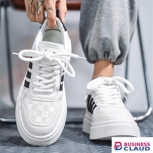 Top GALUIN Casual Mens Sneakers Low Top Lace Up Shoes- Black in 1-ladies-beauty-stud-earring-set-zz