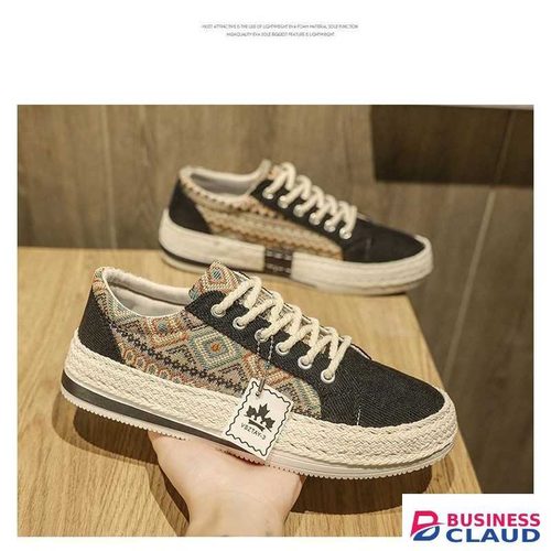 Men's Breathable Sneakers Sports Running Casual Board Shoes Black